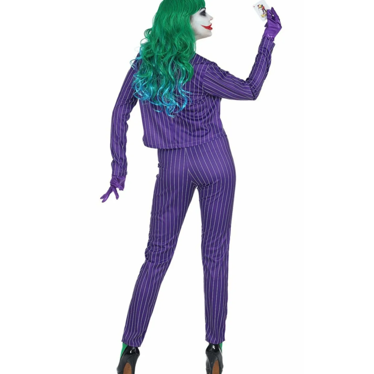Disfraz XL de Joker chiflado para mujer