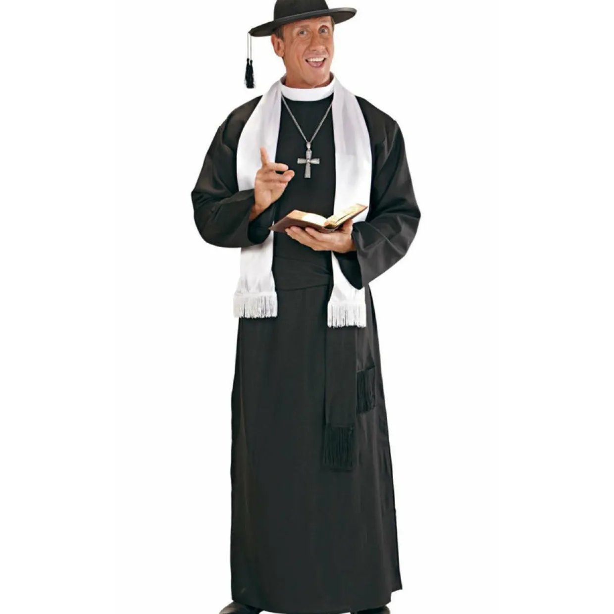 Disfraz XL Padre Ángel para hombre