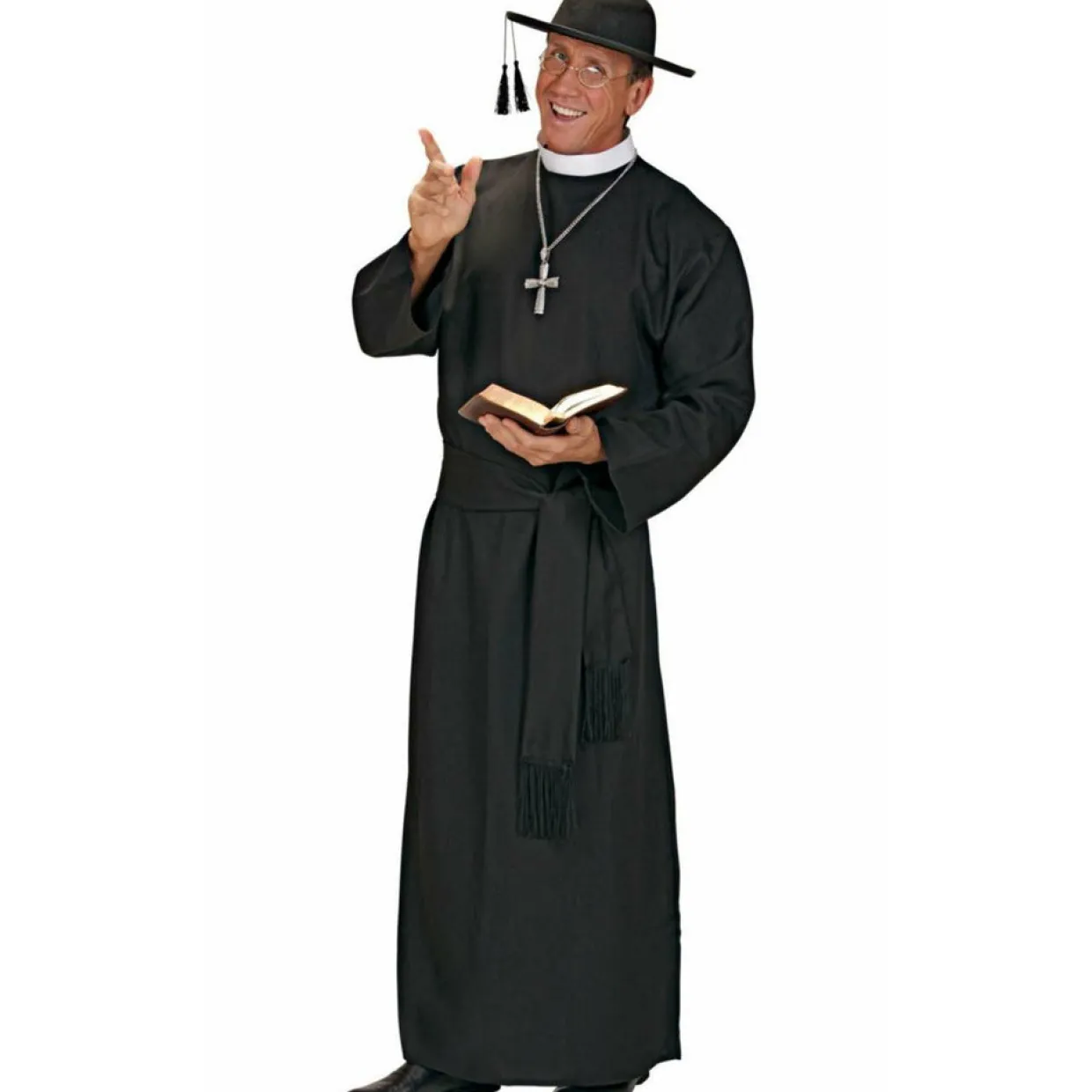 Disfraz XL Padre Ángel para hombre