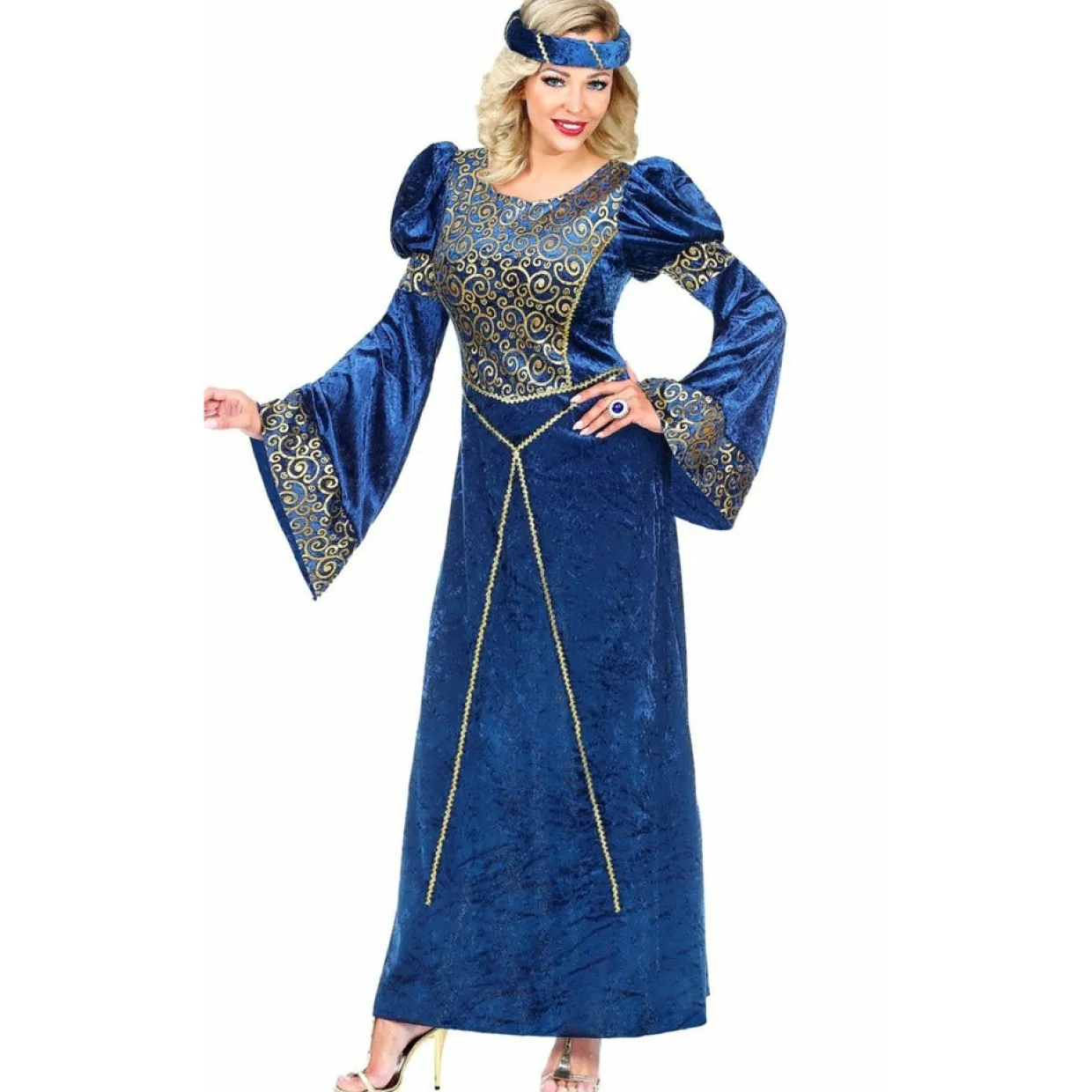 Disfraz XXL Dama Medieval Davinia para mujer