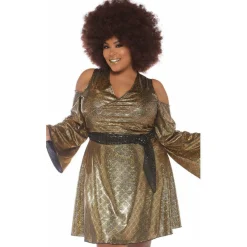 Disfraz XXL de Disco Farrah para mujer