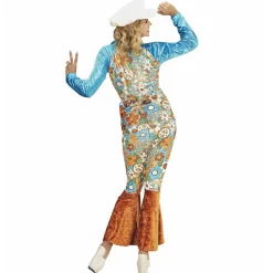 Disfraz XXL de Hippie Turquesa para mujer