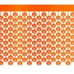 Faldón de Mesa Calaveras Naranjas