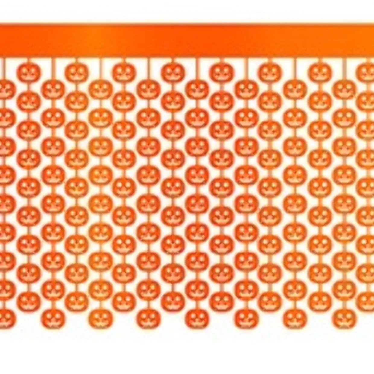 Faldón de Mesa Calaveras Naranjas