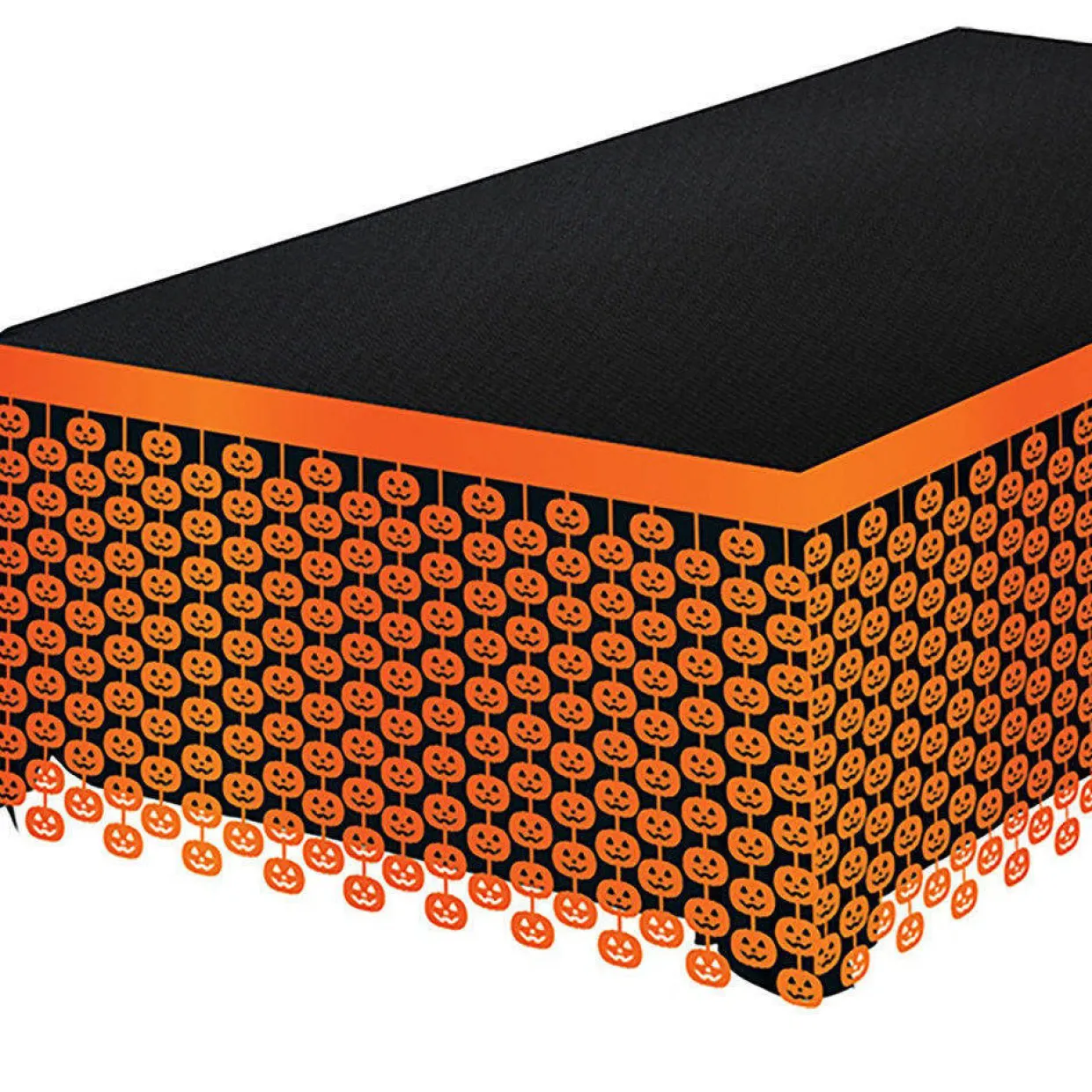 Faldón de Mesa Calaveras Naranjas