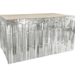 Faldón de Mesa Plateado