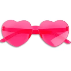Gafas de Corazón Fucsias