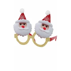 Gafas de Papá Noel Doradas