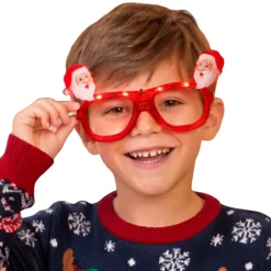 Gafas de Papá Noel Luminosas