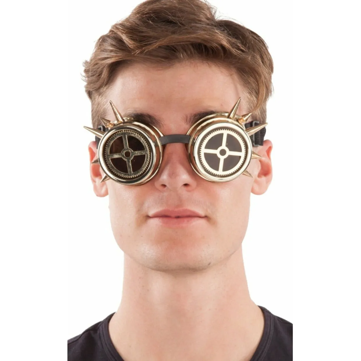 Gafas de Steampunk Doradas