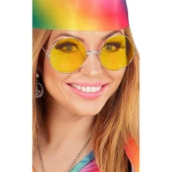 Gafas Redondas Amarillas Grandes