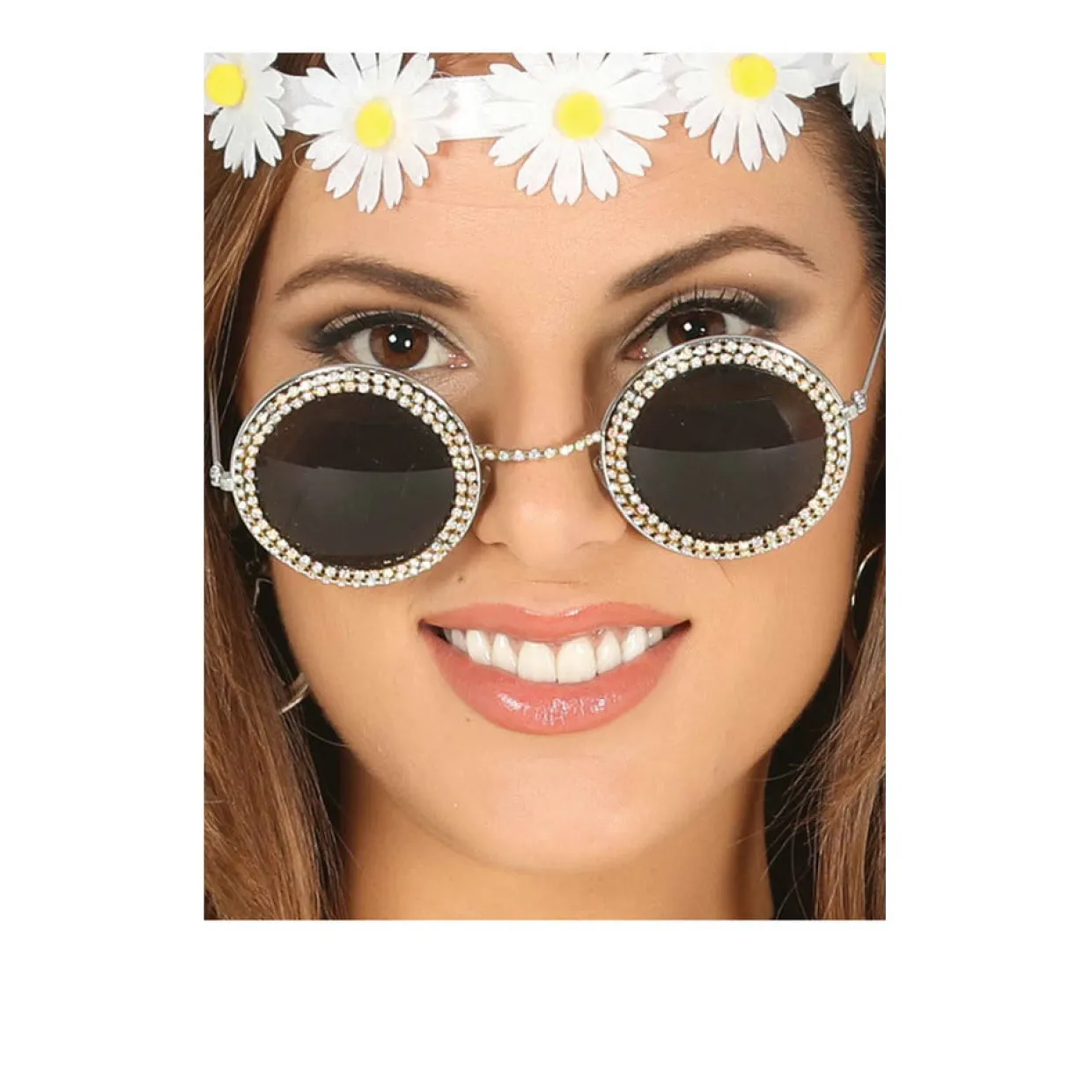 Gafas Redondas Brillantes