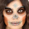 Gemas Glitter Adhesivas Catrina Calavera