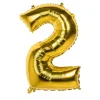 Globo Número 2 Dorado 86cm