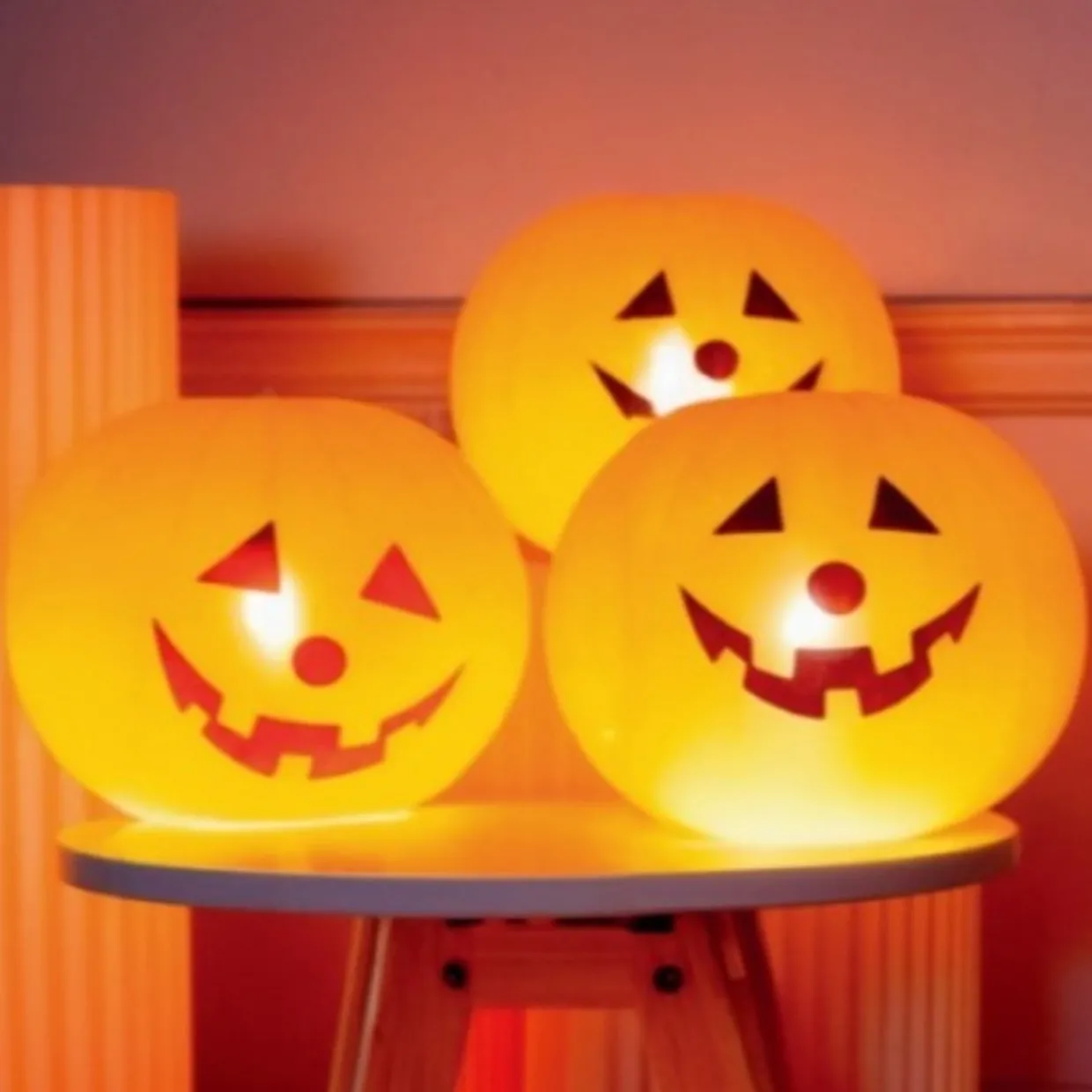 Globos de Calabaza con Luz Led