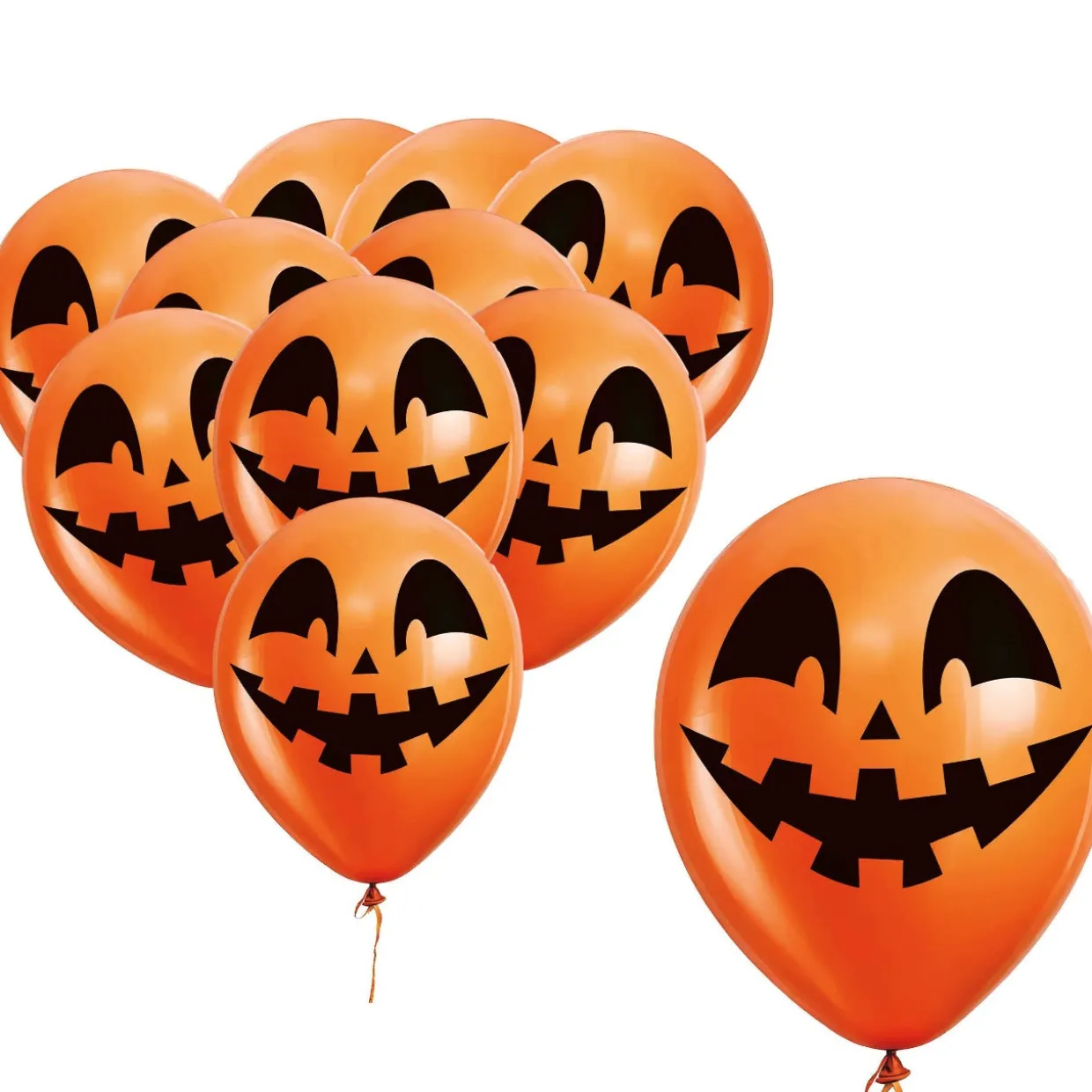 Globos de Calabaza Naranja Terroríficos