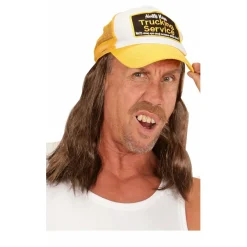 Gorra Amarilla con Pelo