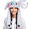 Gorro de Conejo Multicolor con Orejas Móviles y Luz