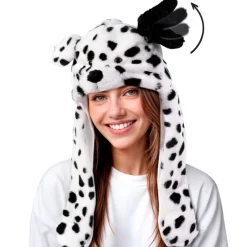 Gorro de Dálmata con Orejas Móviles y Luz