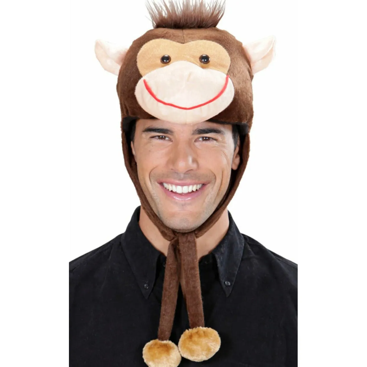 Gorro de Mono Marrón