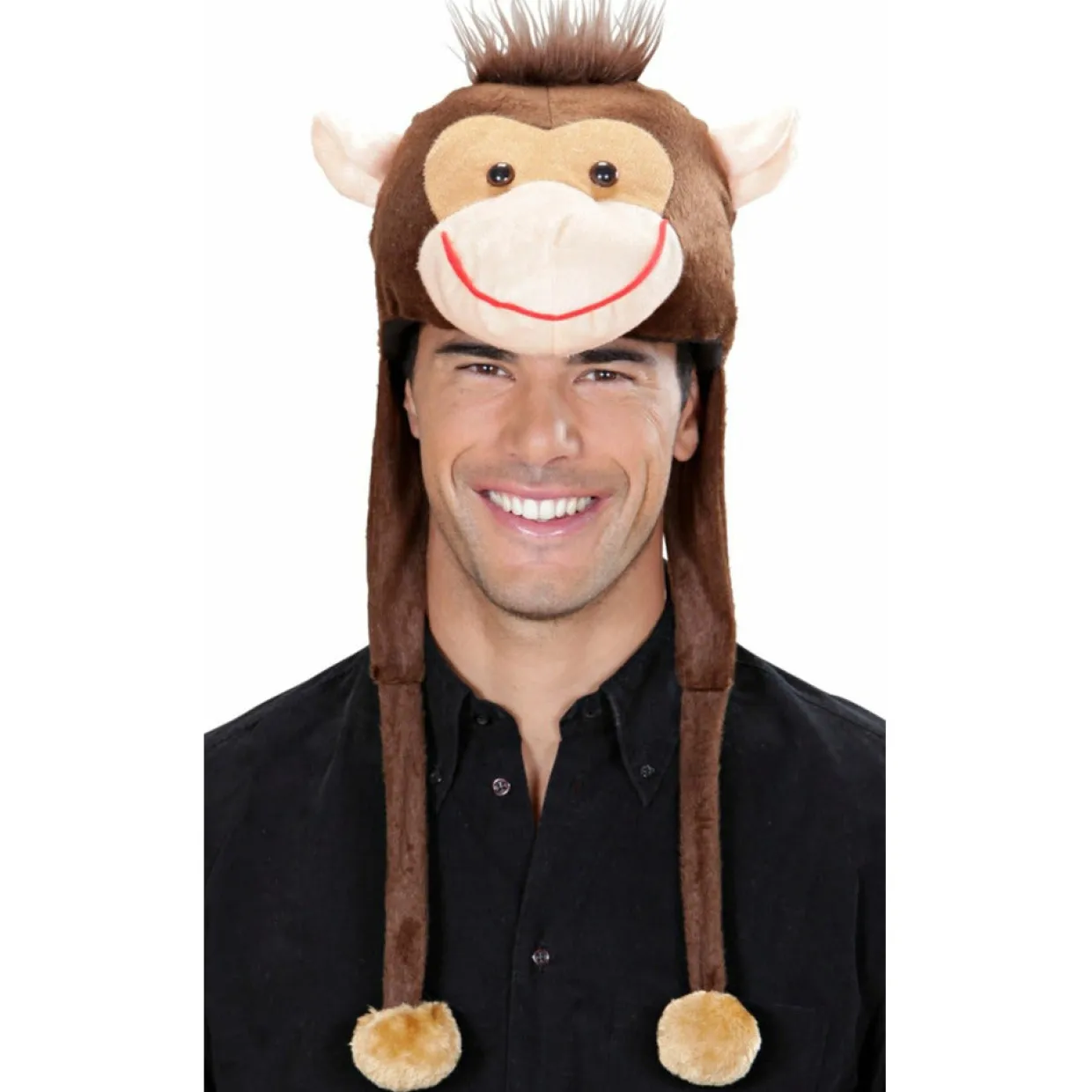 Gorro de Mono Marrón