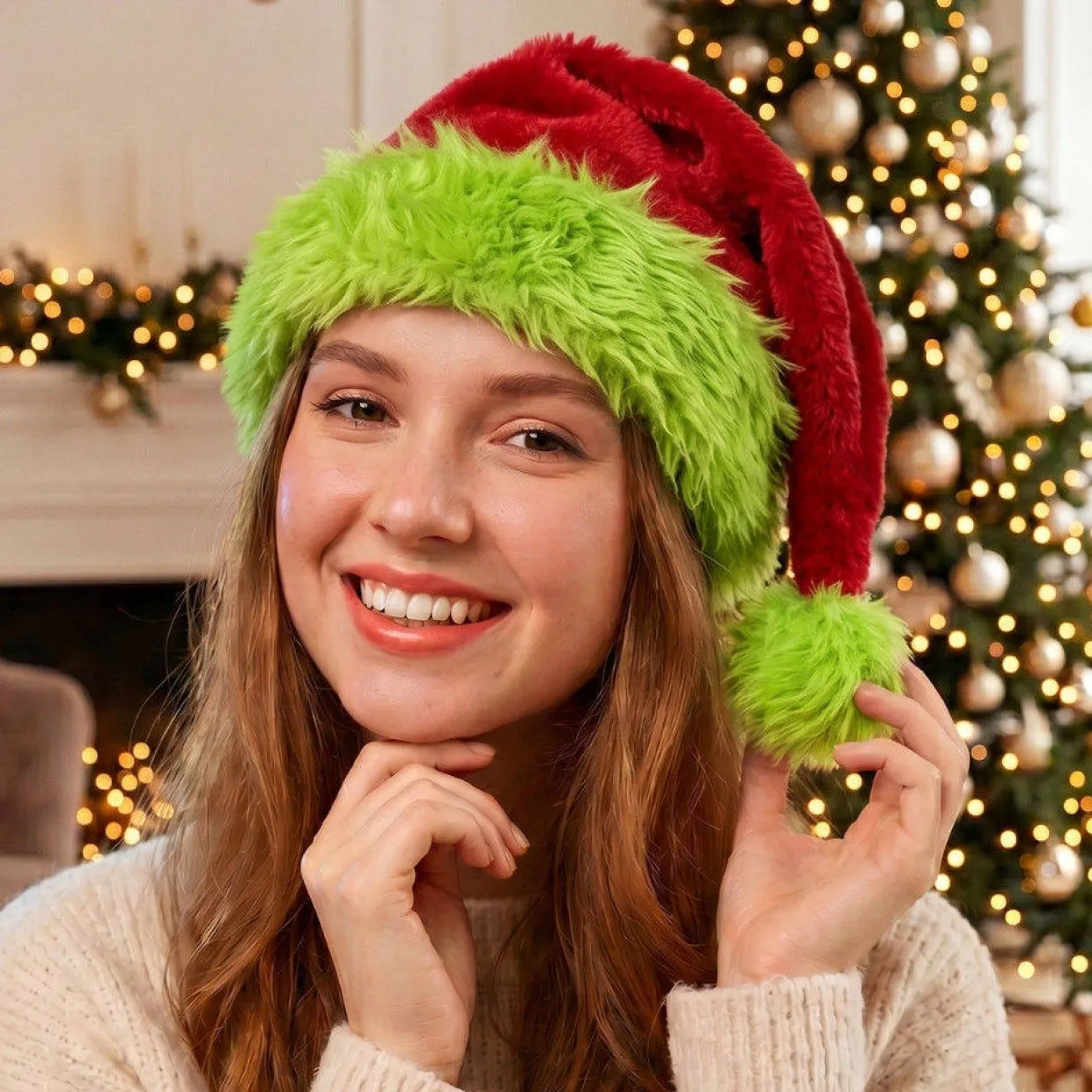Gorro de Navidad Grinch