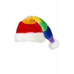 Gorro de Papá Noel Arcoíris