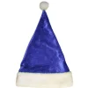 Gorro de Papá Noel Azul Terciopelo infantil