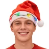 Gorro de Papá Noel Bombillas Luminosas