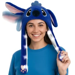 Gorro de Stitch Azul con Orejas Móviles y luz