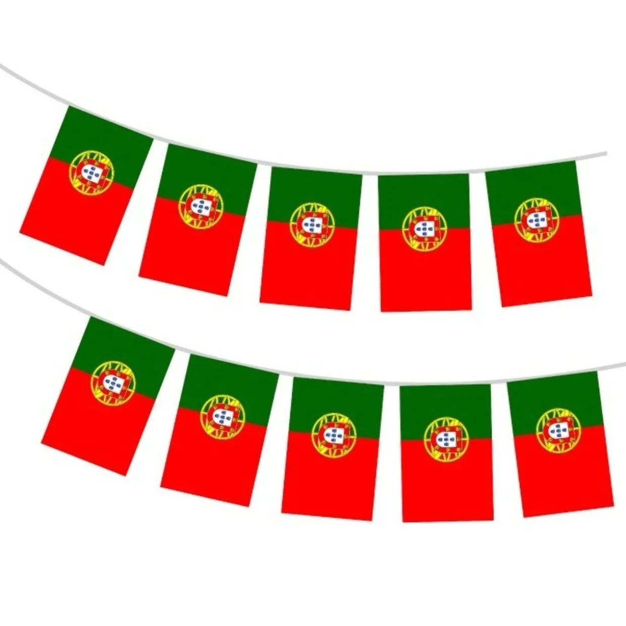 Guirnalda de Banderines de Portugal 10m