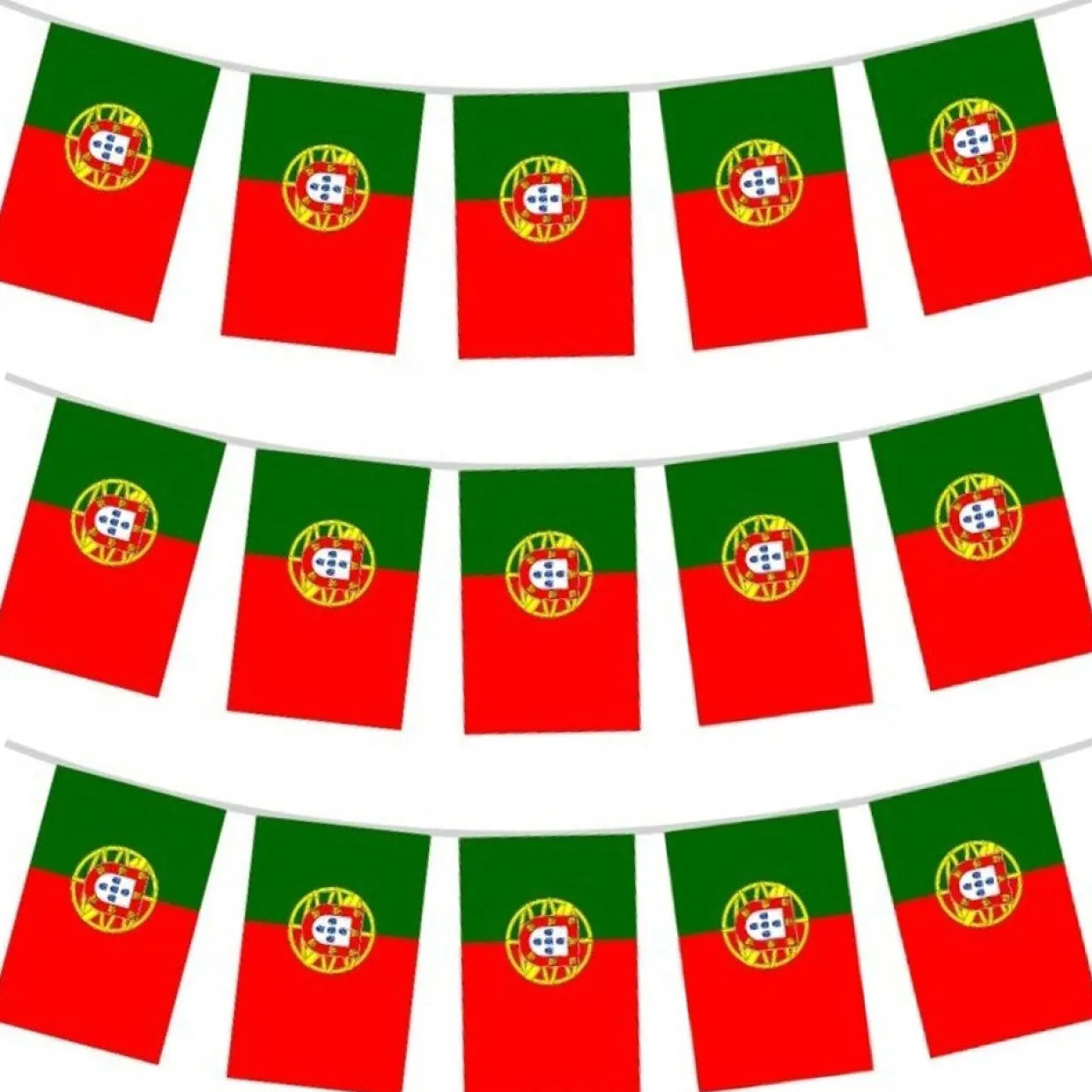 Guirnalda de Banderines de Portugal 10m