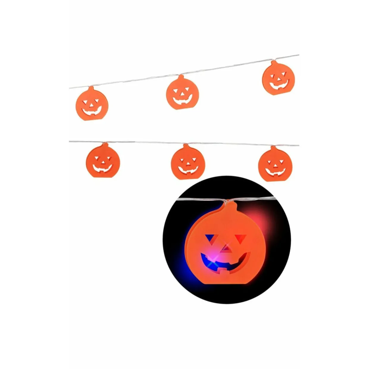 Guirnalda de Calabazas Luminosas