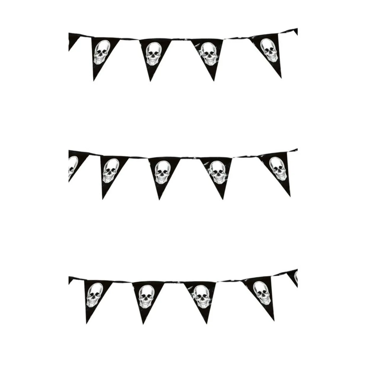 Guirnalda de Calaveras Blancas