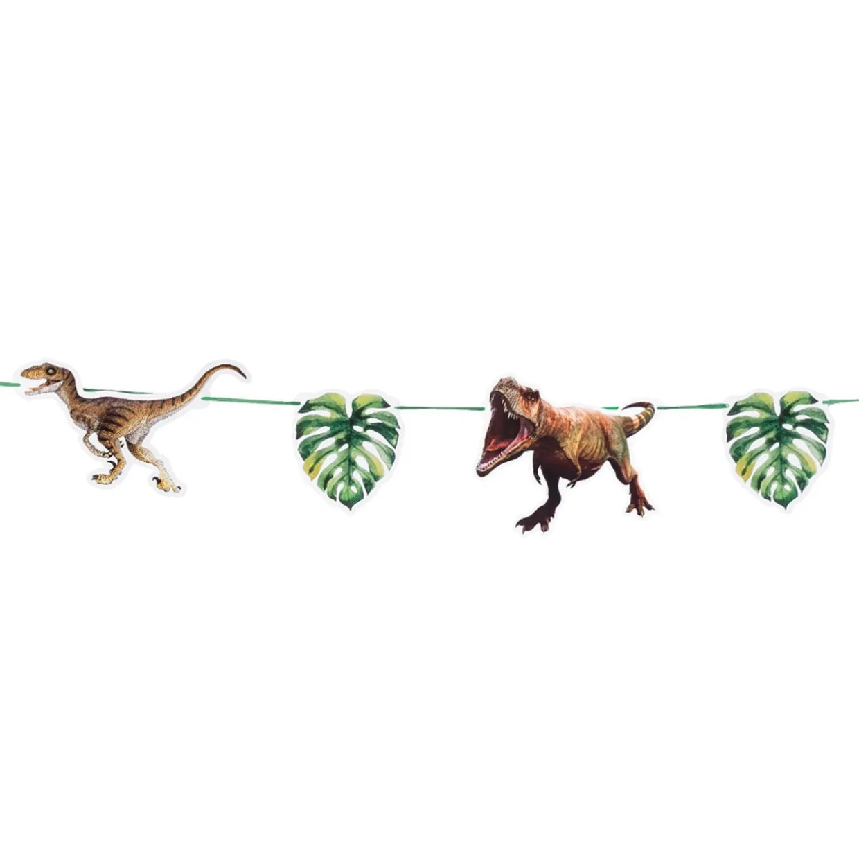 Guirnalda de Dinosaurio Rex Jurassic