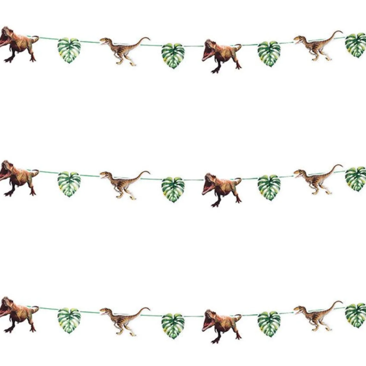 Guirnalda de Dinosaurio Rex Jurassic
