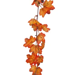 Guirnalda de Hojas Naranjas Otoño