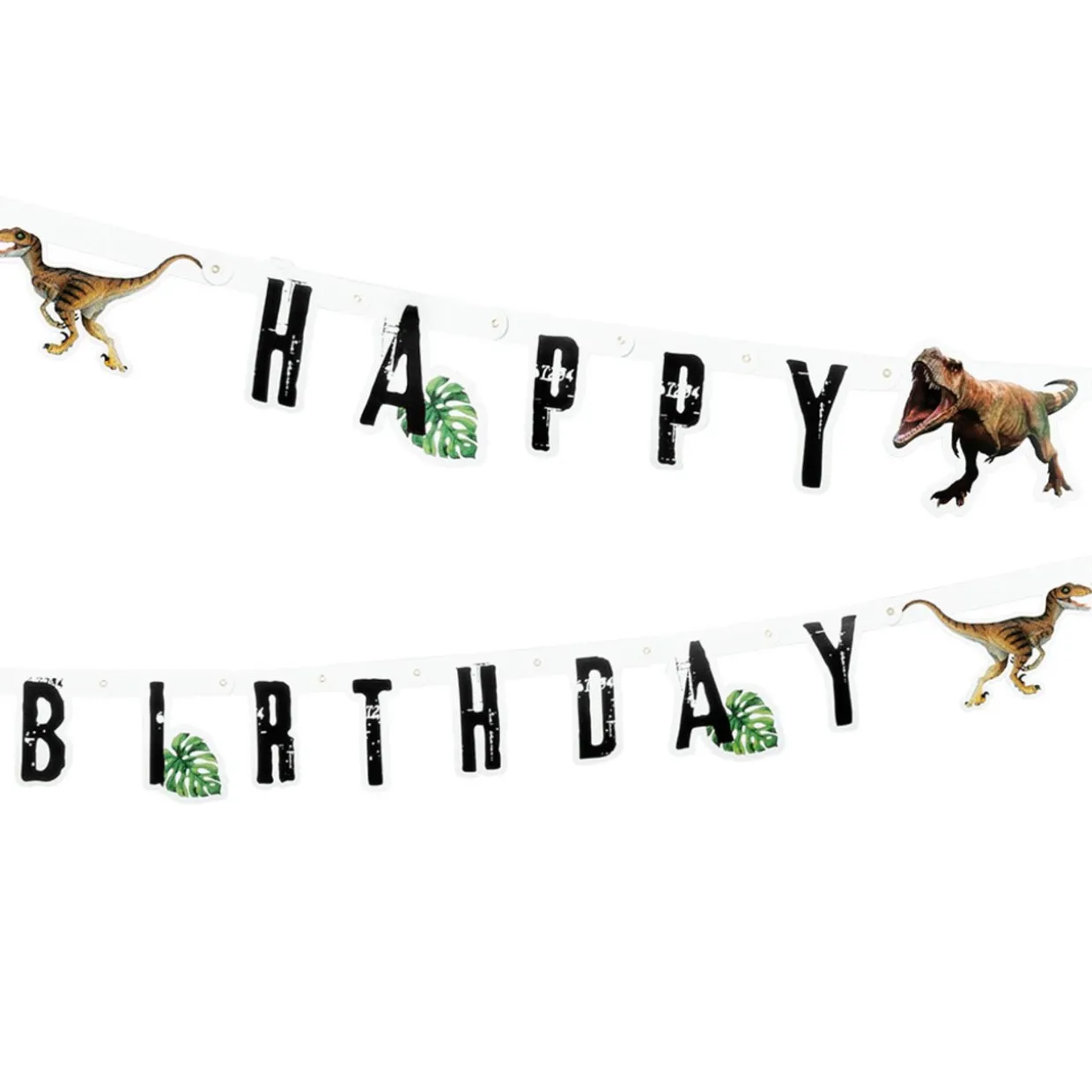 Guirnalda Dinosaurio Rex de Cumpleaños