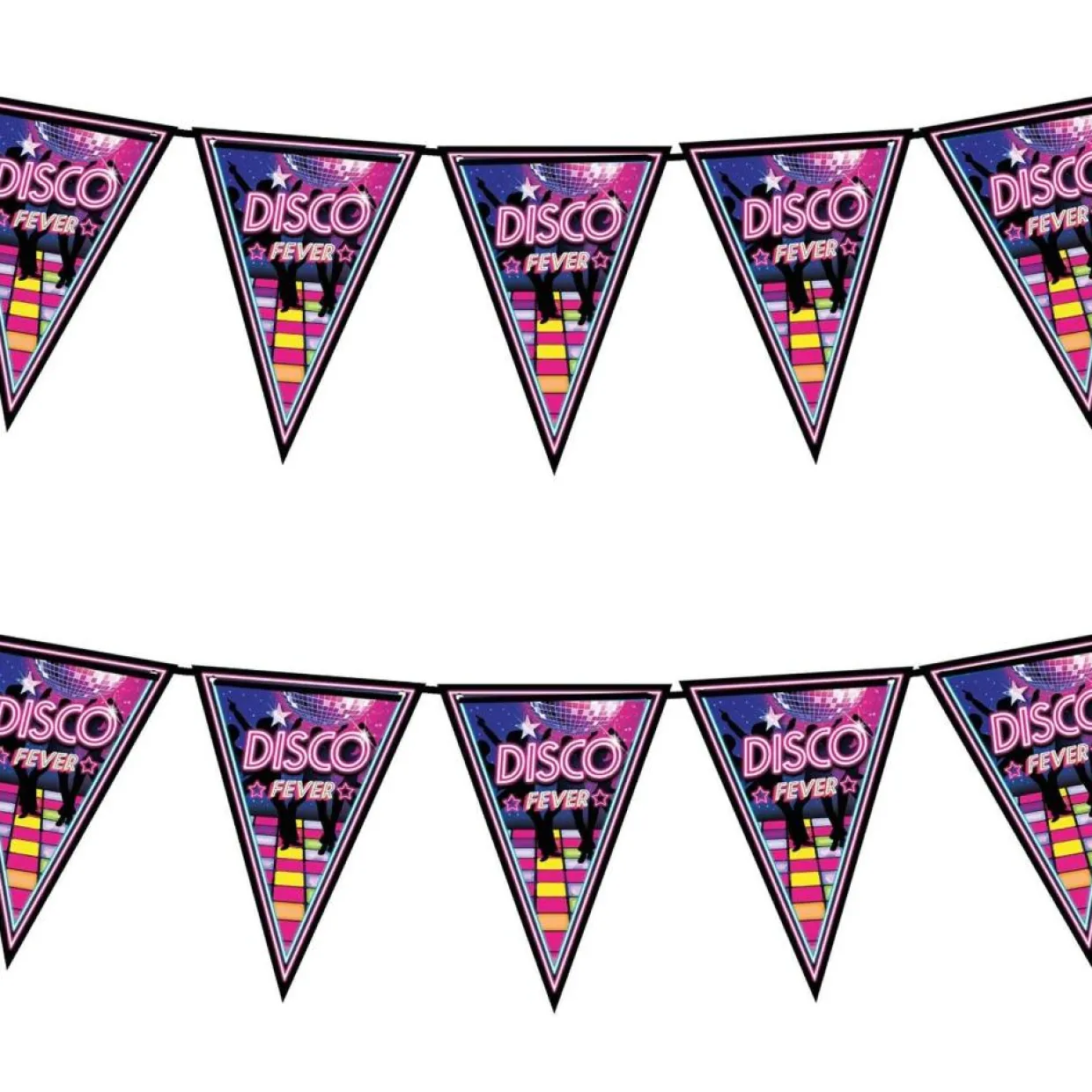 Guirnalda Disco Star Triángulos