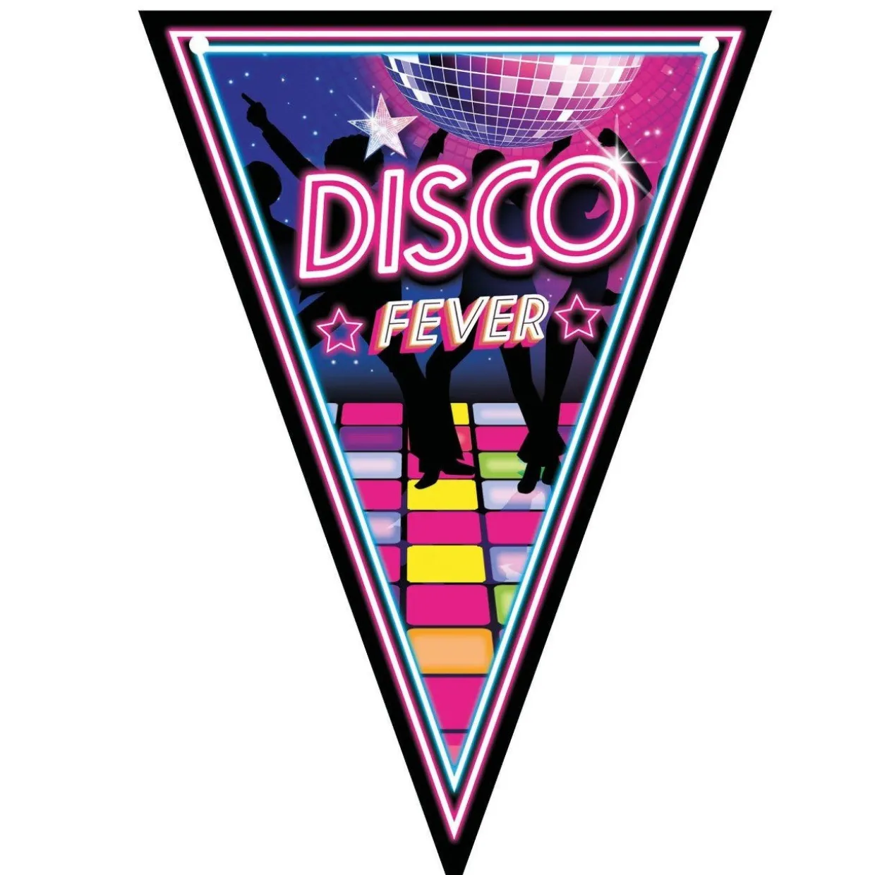 Guirnalda Disco Star Triángulos