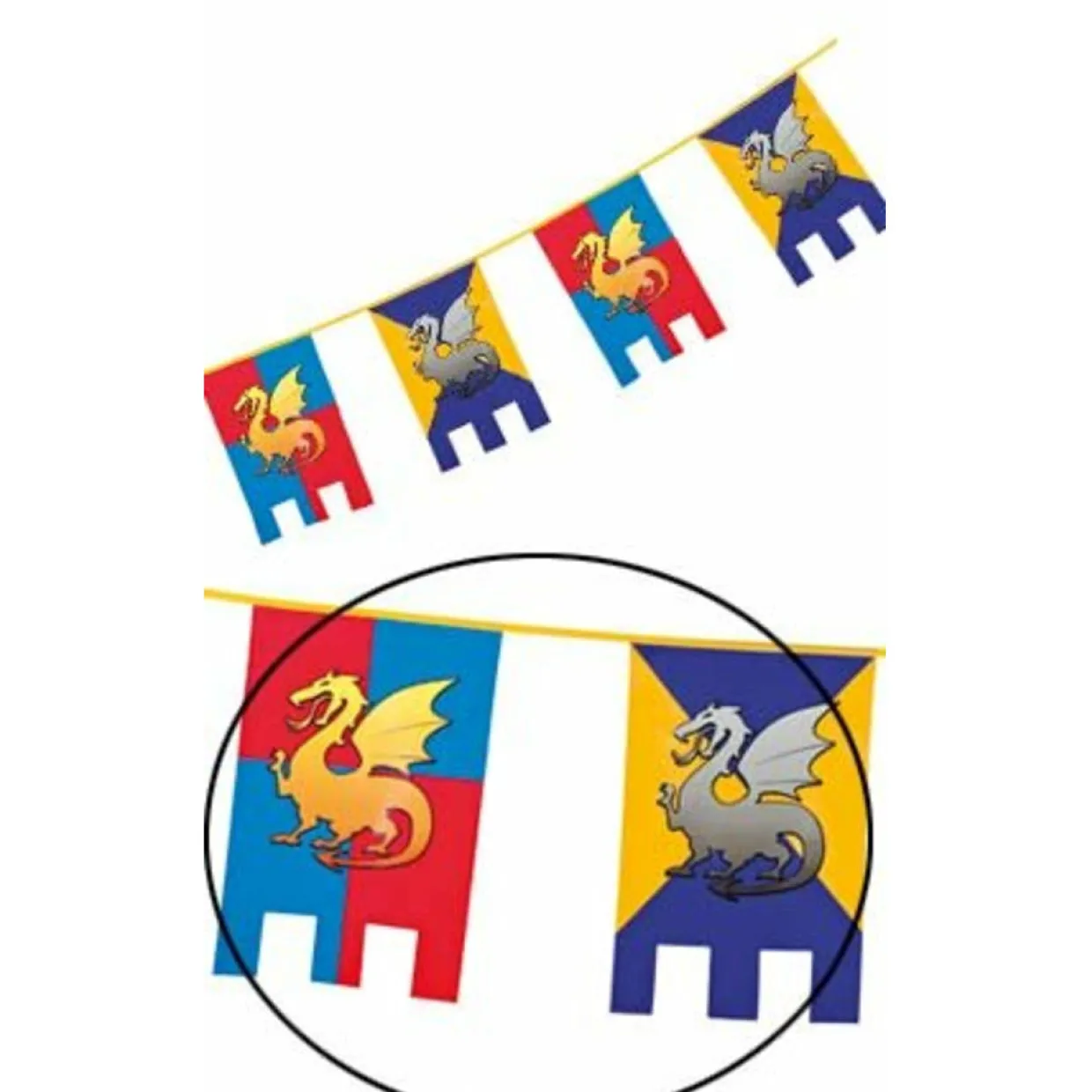 Guirnalda Medieval Dragón