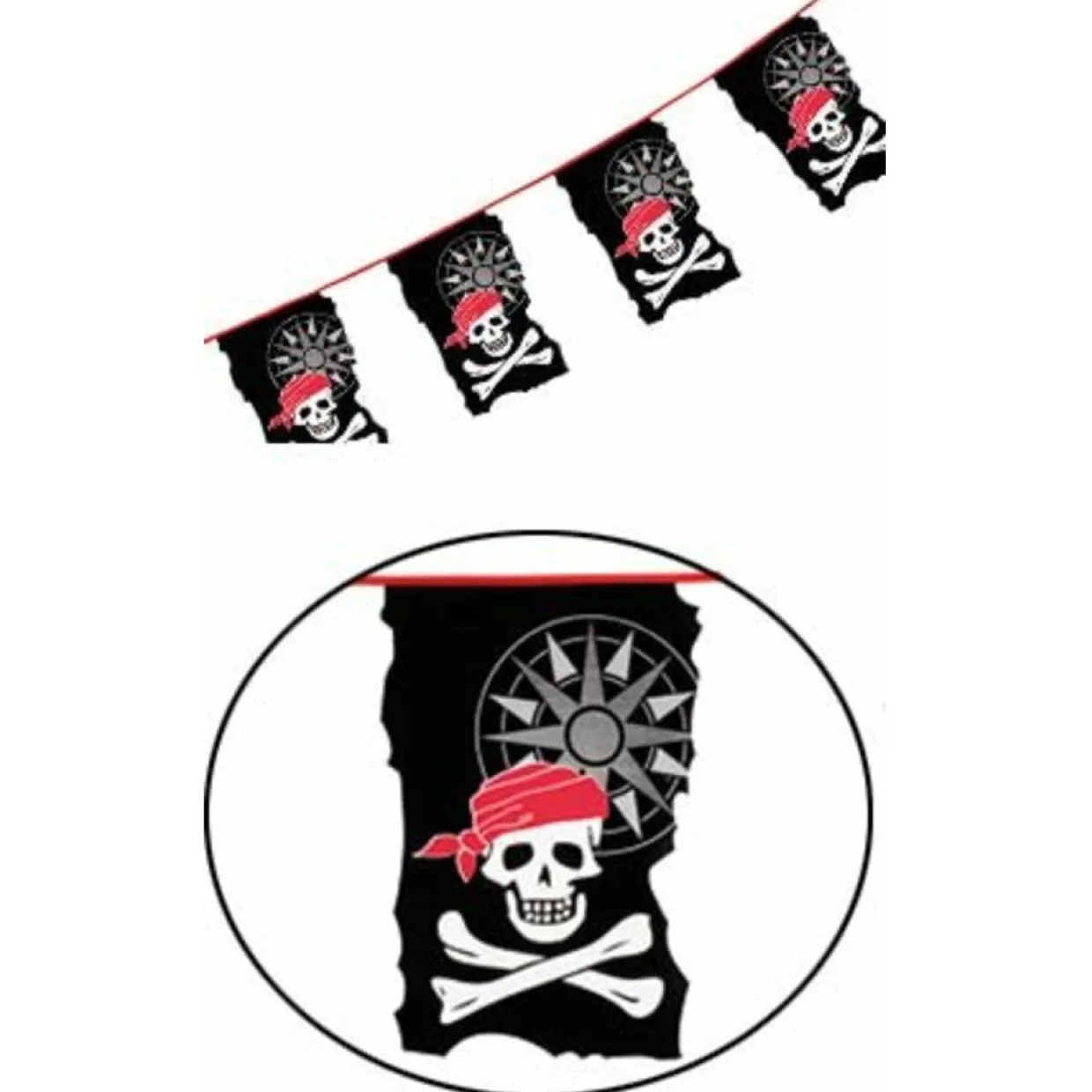 Guirnalda Pirata Calaveras