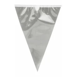 Guirnalda Triángulos Plateados