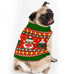 Jersey de Navidad Reno para mascota