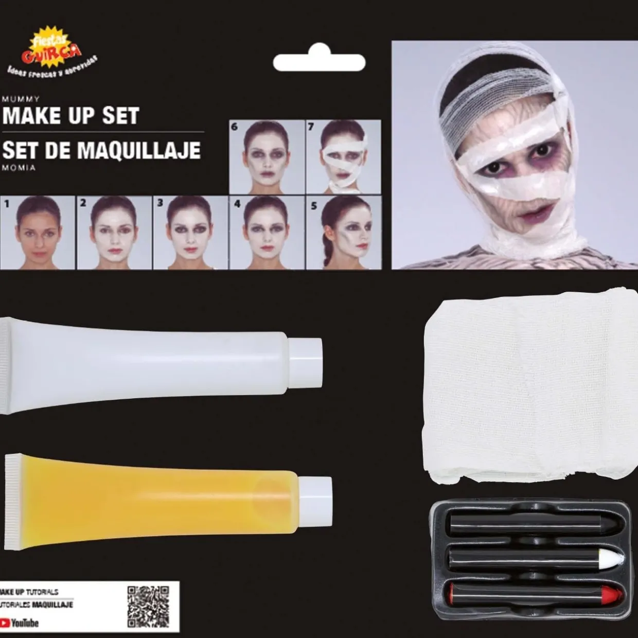 Kit de Maquillaje de Momia