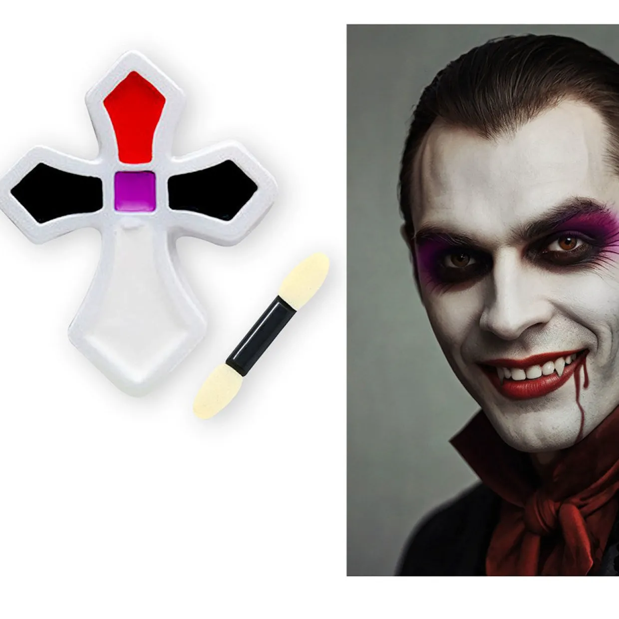 Kit de Maquillaje de Vampiro Clásico