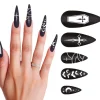 Kit de 12 Uñas de Vampiresa