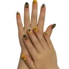 Kit de 12 Uñas Halloween Calabazas infantil
