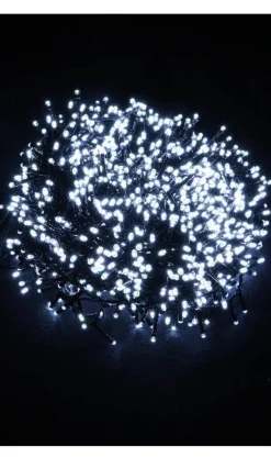 Luces de Navidad 20m Blanco Frío 1000 Led Ext.