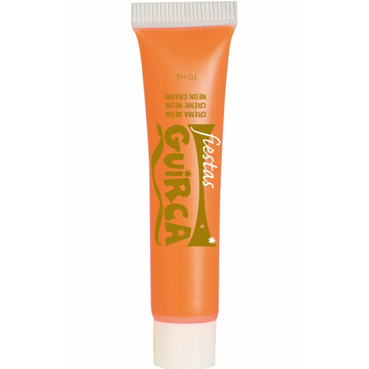 Maquillaje en Crema Naranja Fluorescente